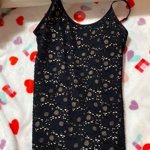 Black lace tank top